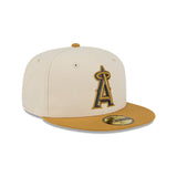 Los Angeles Angels Two - Tone Cream & Gold 59FIFTY Fitted Hat - New Era - 23011040202