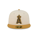 Los Angeles Angels Two - Tone Cream & Gold 59FIFTY Fitted Hat - New Era - 23011040202