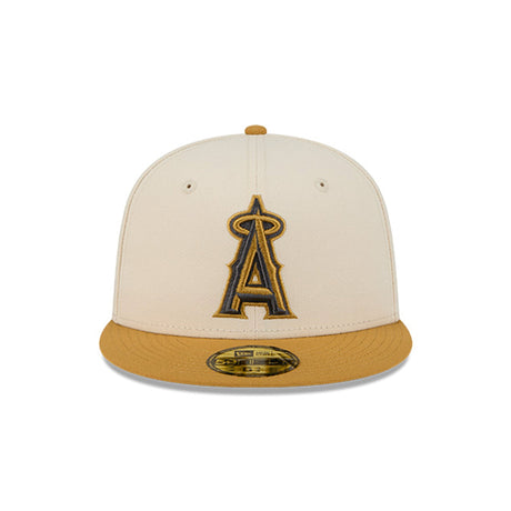 Los Angeles Angels Two - Tone Cream & Gold 59FIFTY Fitted Hat - New Era - 23011040202