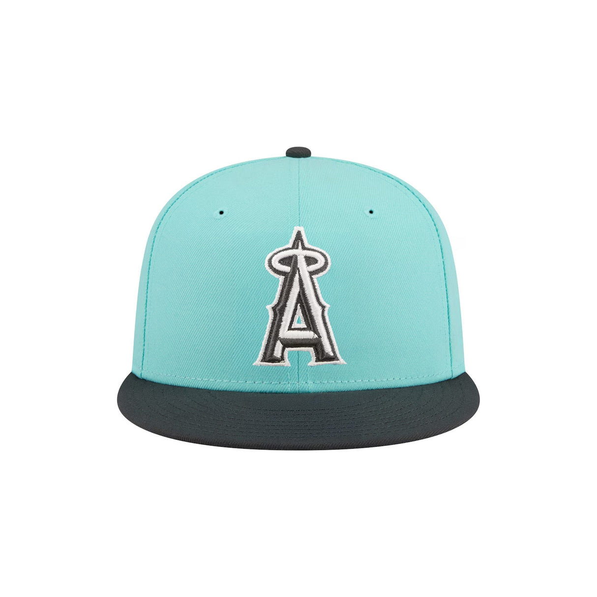 Los Angeles Angels Two - Tone Turquoise & Charcoal 59FIFTY Fitted Hat - New Era - 23010740201