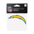 Los Angeles Chargers 4x4 Perfect Cut Decal - Wincraft - 3233109