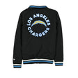 Los Angeles Chargers Black Throwback Jacket - New Era - 23940310901