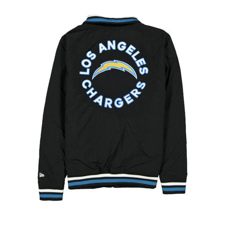 Los Angeles Chargers Black Throwback Jacket - New Era - 23940310901