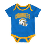 Los Angeles Chargers Infant All Day Play 3 - Piece Bodysuit Set - NFL - 24330110901