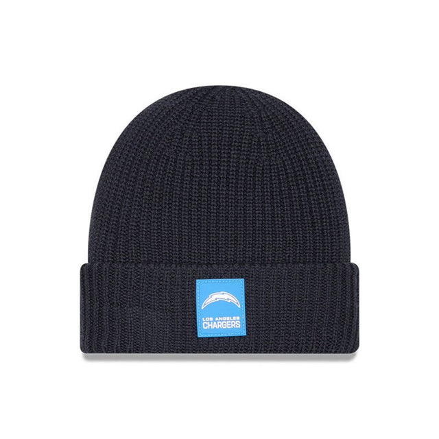 Los Angeles Chargers Navy Cuffed Knit Beanie - New Era - 