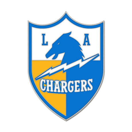 Los Angeles Chargers Retro Shield Collector Enamel Pin - Wincraft - 3236011096