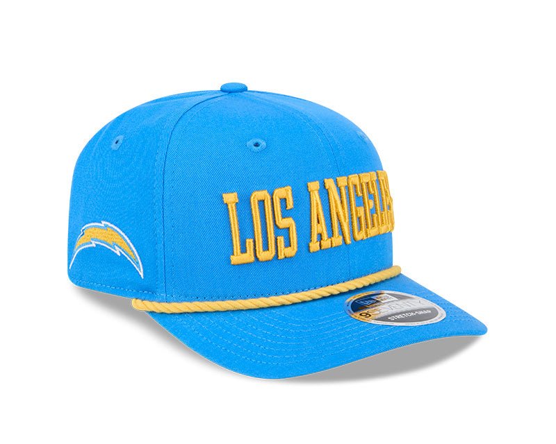 Los Angeles Chargers Wordmark Blue 9SEVENTY Rope Stretch - Snap Hat - New Era - 237404109