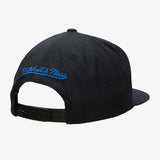 Los Angeles Clippers 213 Black Snapback Hat - Mitchell & Ness - 