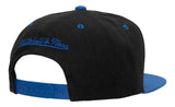 Los Angeles Clippers Black/Royal Core Basic Adjustable Snapback Hat - Mitchell & Ness - 