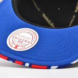 Los Angeles Clippers Script Color block Adjustable Snapback Hat - Mitchell & Ness - 