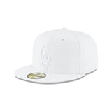Los Angeles Dodgers 2024 White World Series Champions Side Patch 59FIFTY Fitted - New Era - 