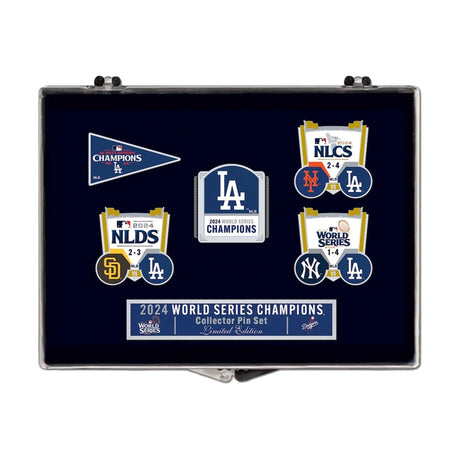 Los Angeles Dodgers 2024 World Series Champions 5-Pin Collector Set - Wincraft - 31210641114