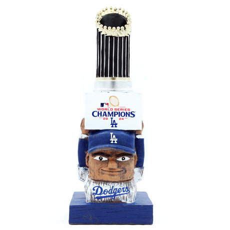 Los Angeles Dodgers 2024 World Series Limited Edition Tiki Totem Statue - Evergreen - 