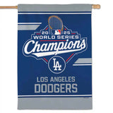 Los Angeles Dodgers 2025 Back - to - Back World Series Champions Double - Sided House Flag - Wincraft - 