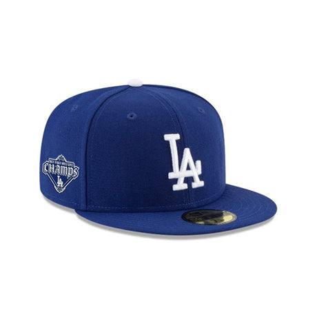 Los Angeles Dodgers 2025 Back - to - Back World Series Champs Diamond Patch Royal 59FIFTY - New Era - 