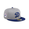 Los Angeles Dodgers 2025 Batting Practice Gray 59FIFTY Fitted Hat - New Era - 