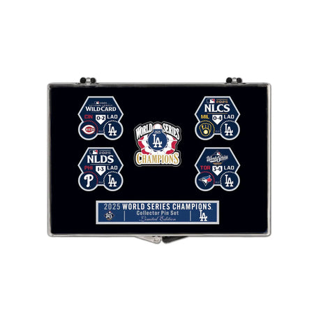 Los Angeles Dodgers 2025 World Series Champions 5 - Pin Collector Set - Wincraft - 