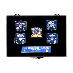 Los Angeles Dodgers 2025 World Series Champions 5-Pin Collector Set - Wincraft - 31221141108