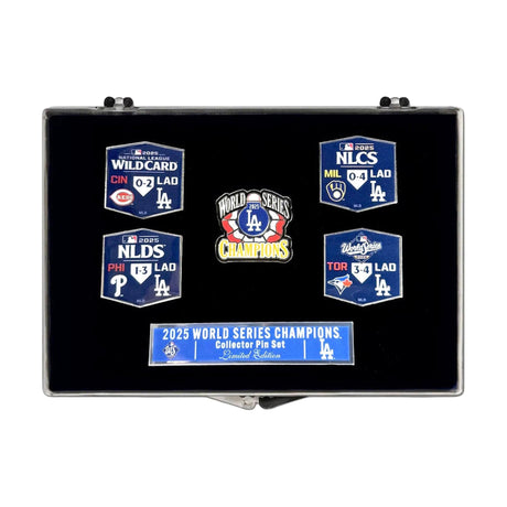 Los Angeles Dodgers 2025 World Series Champions 5-Pin Collector Set - Wincraft - 31221141108