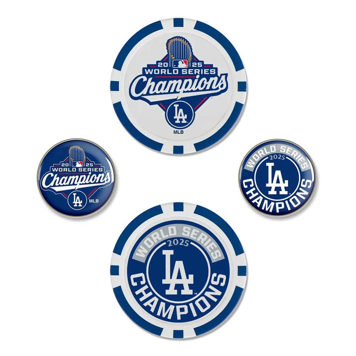 Los Angeles Dodgers 2025 World Series Champions Ball Marker Set - Wincraft - 