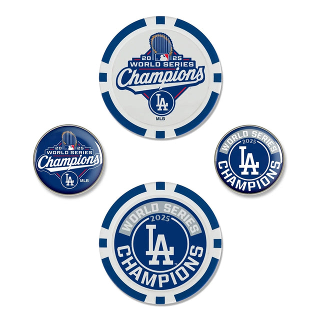 Los Angeles Dodgers 2025 World Series Champions Ball Marker Set - Wincraft - 