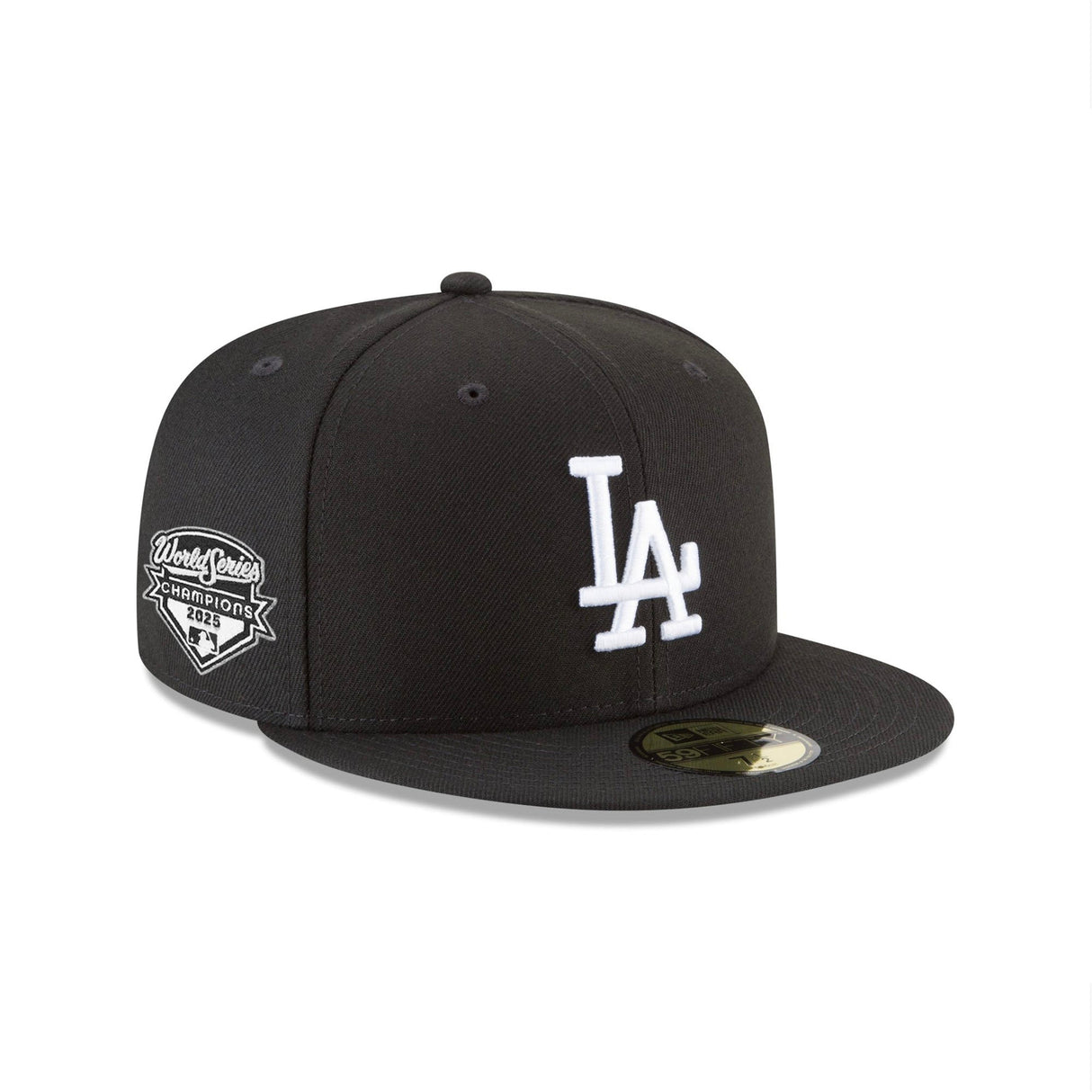 Los Angeles Dodgers 2025 World Series Champions Black 59FIFTY Fitted Hat - New Era - 