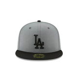 Los Angeles Dodgers 2025 World Series Champions Gray & Black 59FIFTY Fitted Hat - New Era - 