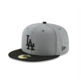 Los Angeles Dodgers 2025 World Series Champions Gray & Black 59FIFTY Fitted Hat - New Era - 