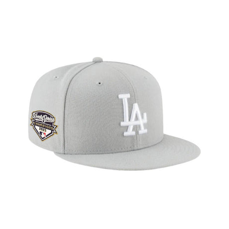 Los Angeles Dodgers 2025 World Series Champions Light Gray 59FIFTY Fitted Hat - New Era - 