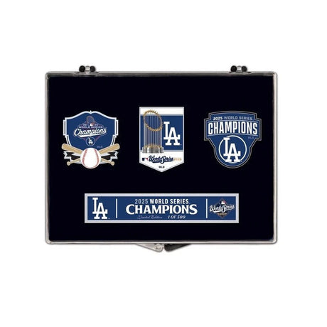 Los Angeles Dodgers 2025 World Series Champions Limited Edition 3 - Pin Collector Set - Wincraft - 