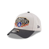 Los Angeles Dodgers 2025 World Series Champions Locker Room A - Frame 9FORTY Adjustable Hat - New Era - 