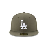 Los Angeles Dodgers 2025 World Series Champions Olive 59FIFTY Fitted Hat - New Era - 