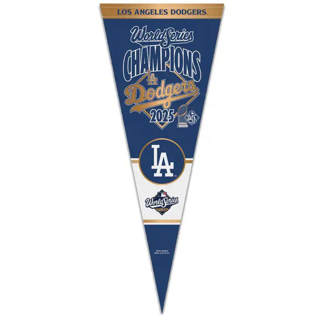 Los Angeles Dodgers 2025 World Series Champions Premium Pennant - Wincraft - 