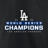 Los Angeles Dodgers 2025 World Series Champions Signature Roster Black T-Shirt - Fanatics - 
