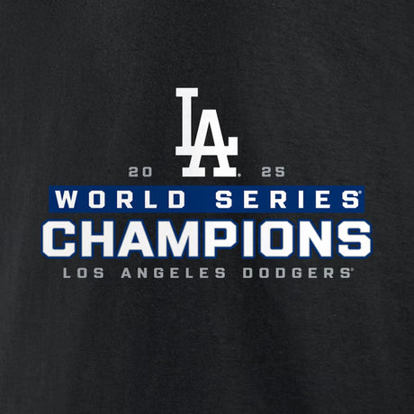 Los Angeles Dodgers 2025 World Series Champions Signature Roster Black T-Shirt - Fanatics - 