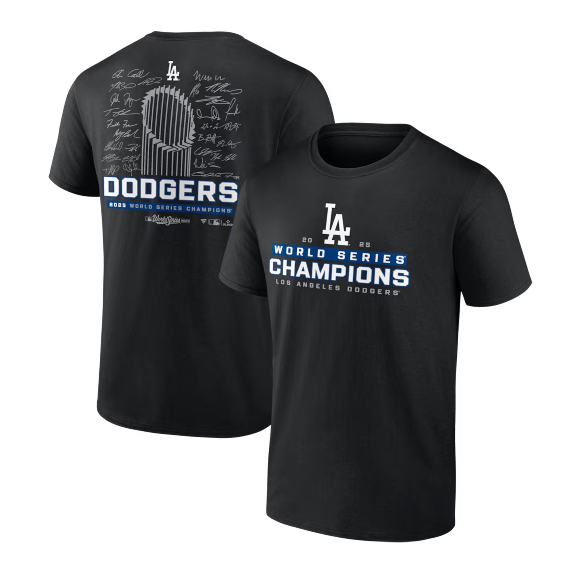 Los Angeles Dodgers 2025 World Series Champions Signature Roster