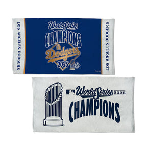 Los Angeles Dodgers 2025 World Series Double - Sided Locker Room Towel – 22" x 42" - Wincraft - 