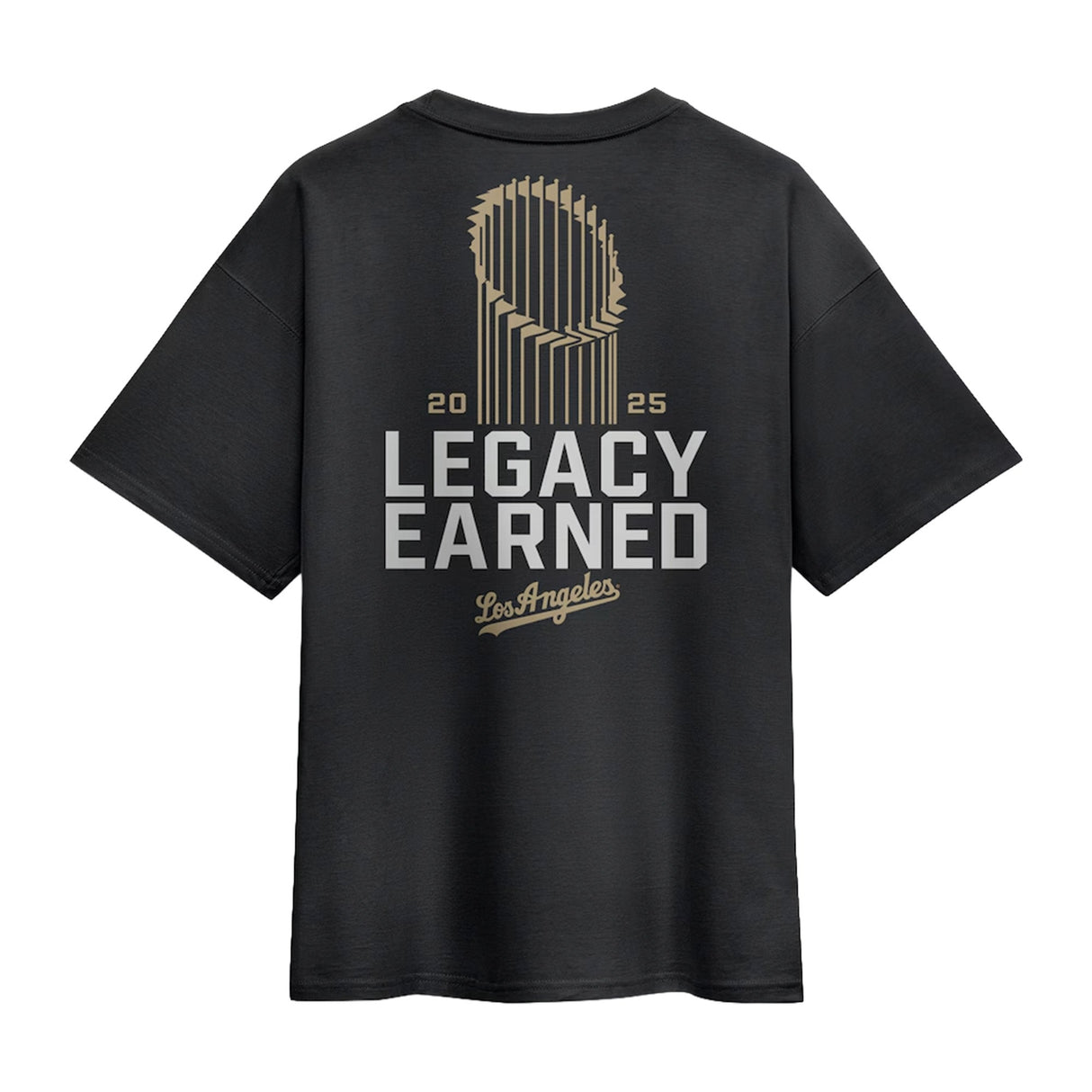 Los Angeles Dodgers 2026 Legacy Earned Black Heavyweight Nike T-Shirt - Nike - 312304411201
