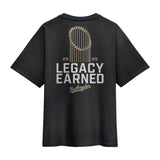 Los Angeles Dodgers 2026 Legacy Earned Black Heavyweight Nike T-Shirt - Nike - 312304411201