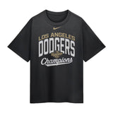 Los Angeles Dodgers 2026 Legacy Earned Black Heavyweight Nike T-Shirt - Nike - 312304411201