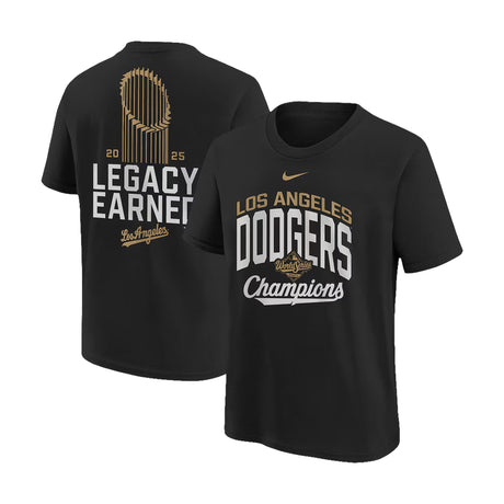 Los Angeles Dodgers 2026 Legacy Earned Black T-Shirt - Nike - 312304411201