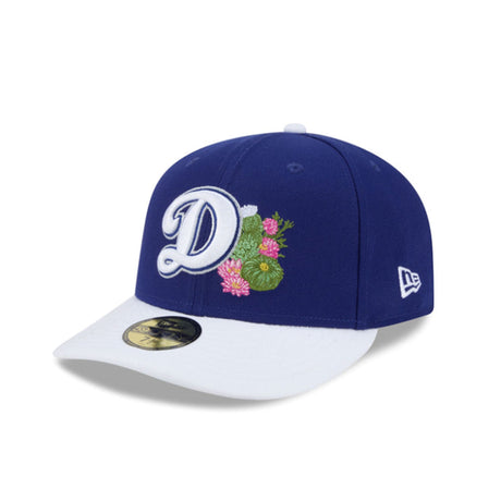 Los Angeles Dodgers 2026 Spring Training Blue & White 59FIFTY Pre - Curved Fitted Hat - New Era - 238622341101