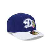 Los Angeles Dodgers 2026 Spring Training No Patch Blue & White 59FIFTY Pre - Curved Fitted Hat - New Era - 23010941101