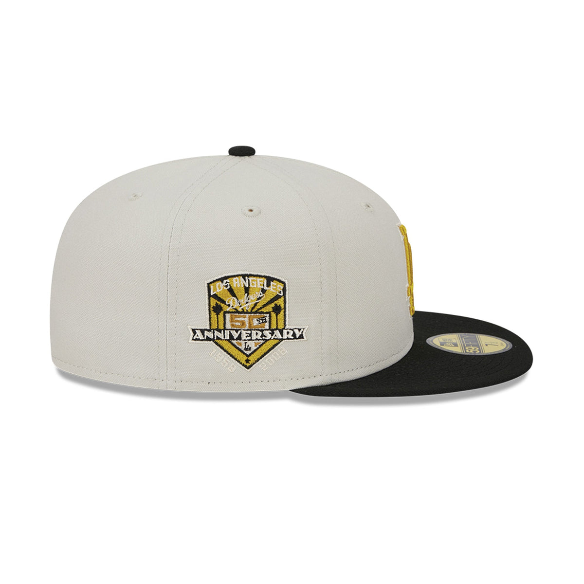 Los Angeles Dodgers 50th Anniversary Lemon Cream 59FIFTY Fitted - New Era - 23336141102
