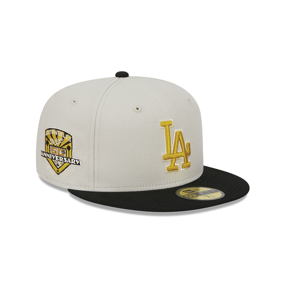 Los Angeles Dodgers 50th Anniversary Lemon Cream 59FIFTY Fitted - New Era - 23336141102