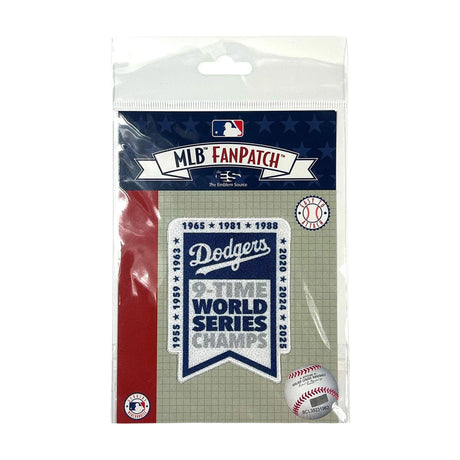Los Angeles Dodgers 9-Time World Series Champions FanPatch - The Emblem Source - 31221241102