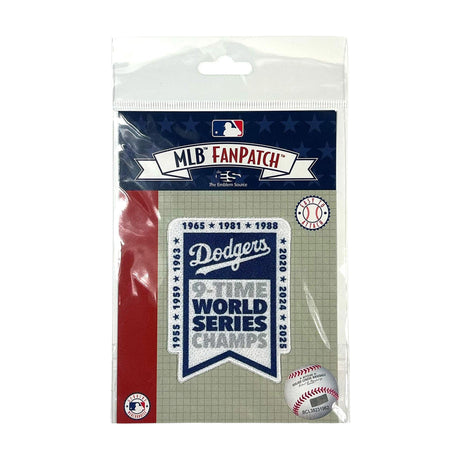 Los Angeles Dodgers 9-Time World Series Champions FanPatch
