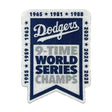 Los Angeles Dodgers 9-Time World Series Champions FanPatch - The Emblem Source - 31221241102