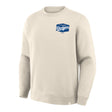 Los Angeles Dodgers 9X World Series Champions Beige Crewneck - Fanatics - 312207411201