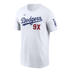 Los Angeles Dodgers 9X World Series Champions White T-Shirt - Fanatics - 312206411801